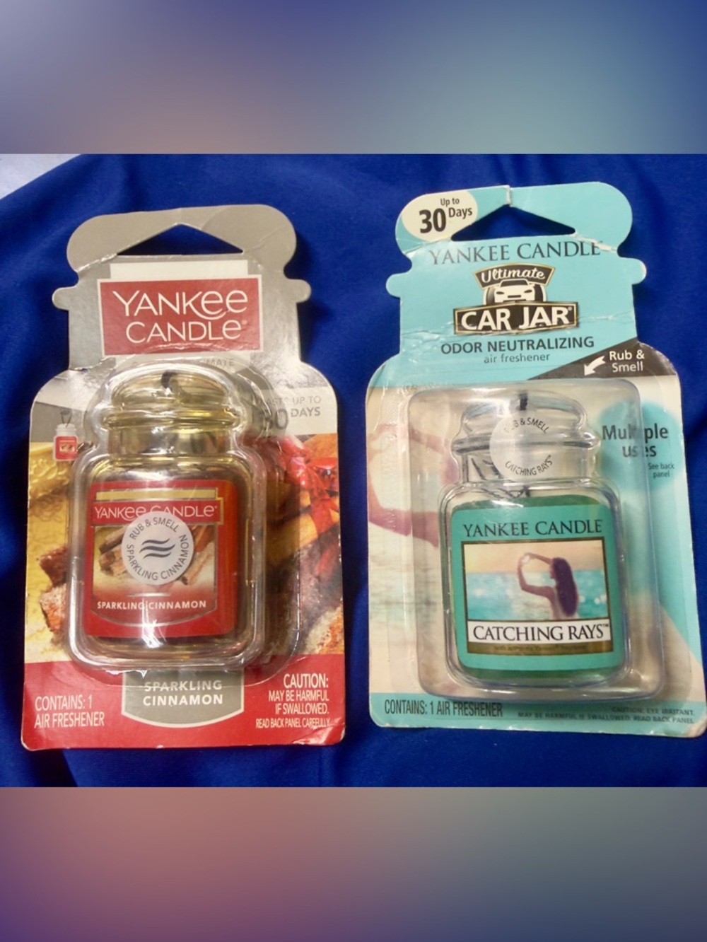 Yankee Candle Car Jar Sparkling Cinnamon and Catching Rays